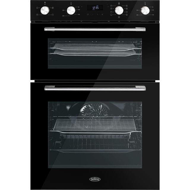 Belling ComfortCook BEL BI903MFC Built In Electric Double Oven - Black - A/A Rated